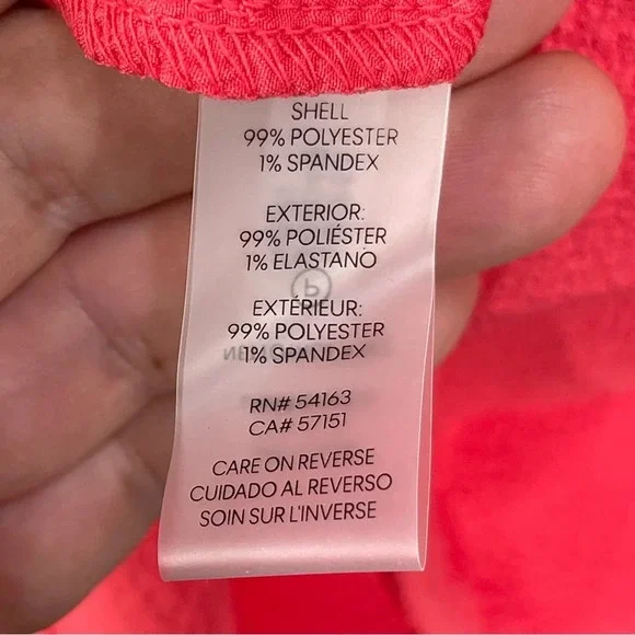 Calvin Klein Women's Flutter Sleeve V-Neck Gauze Dress Size 12 NWT Watermelon - Picture 15 of 16